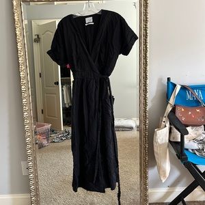 Black Wrap Dress